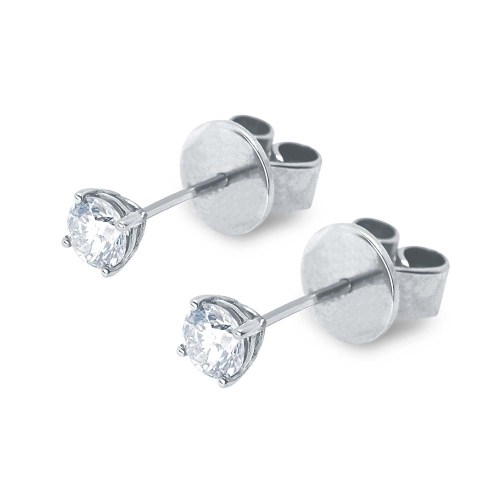 Gyémánt fülbevaló - 3,0mm - fehérarany