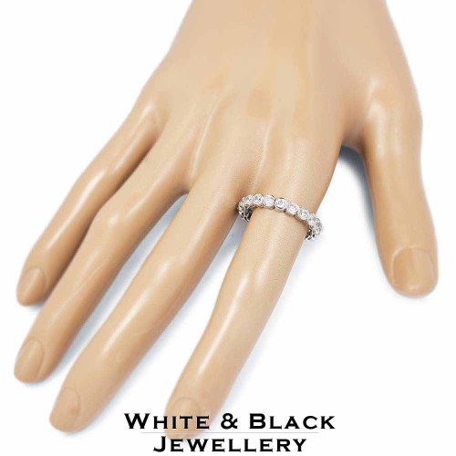 Körbe köves gyémánt gyűrű - 3,0mm - buton