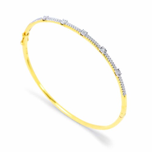 Gyémánt reif karkötő - 18K arany