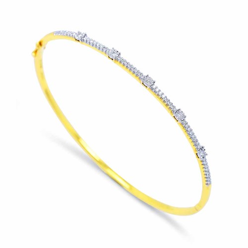 Gyémánt reif karkötő - 18K arany