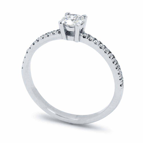 Gyémánt eljegyzési gyűrű 0,4-0,5ct - Celine