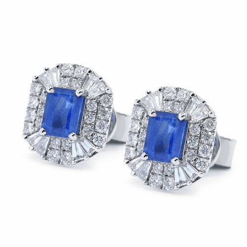 Zafír fülbevaló - Darya