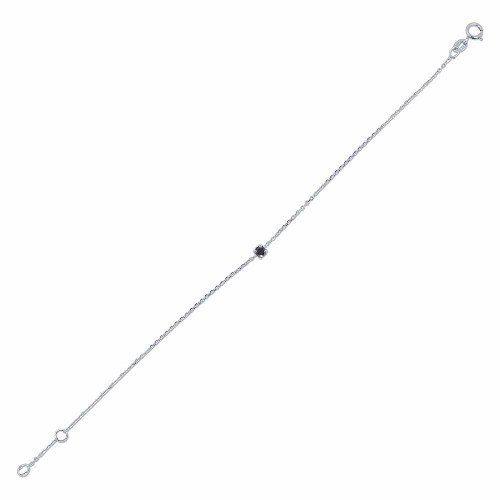 Fekete gyémánt karlánc - négykarmos