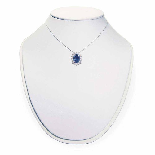 Zafír nyakék gyémántokkal - Royale
