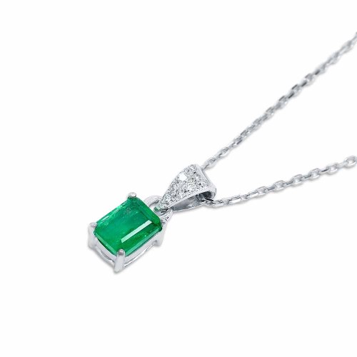 Smaragd medál gyémántokkal - Calla