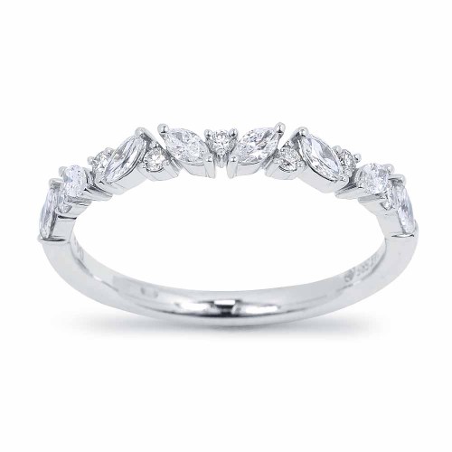 Markíz és brill gyémánt gyűrű - Althea