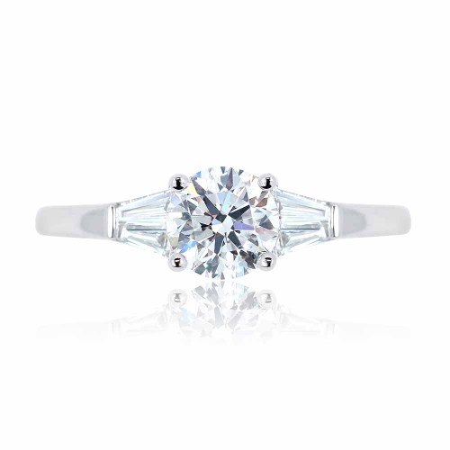 Gyémánt eljegyzési gyűrű - Trilogy - 0,88ct
