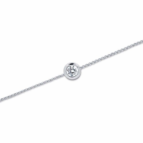 Gyémánt karlánc fehéraranyból - Bouton