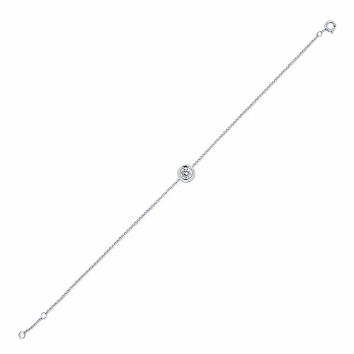 Gyémánt karlánc fehéraranyból - Bouton