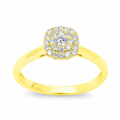 Briliáns eljegyzési gyűrű - Bonne - arany