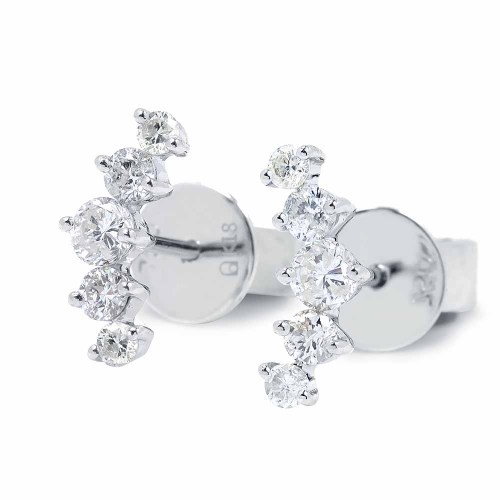 Ívelt gyémánt fülbevaló - Element