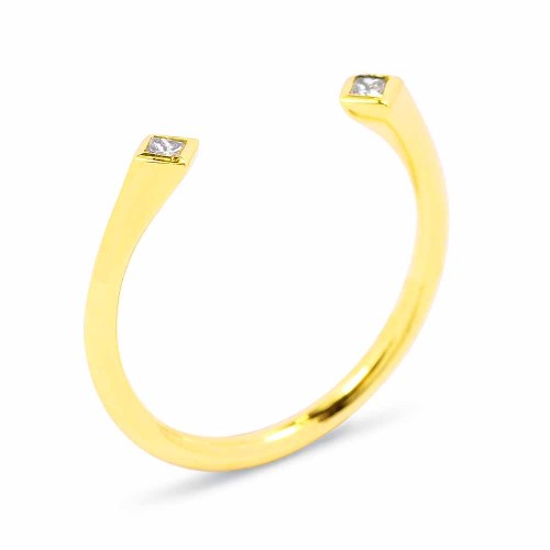 Echo gyémánt gyűrű aranyból