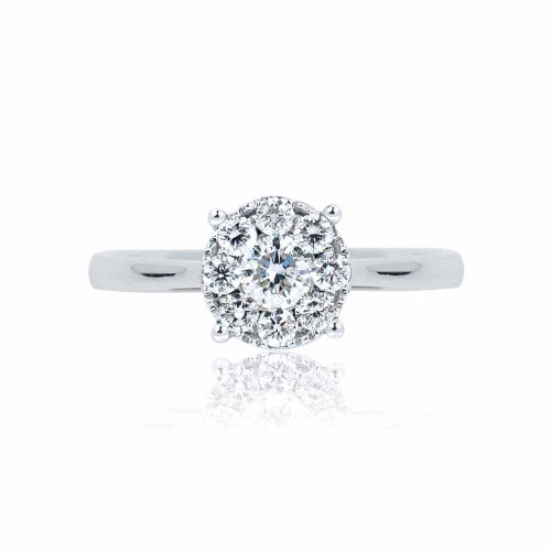 Gyémánt eljegyzési gyűrű - Hortensia