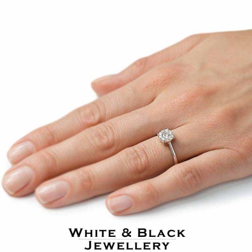 Gyémánt eljegyzési gyűrű - Hortensia