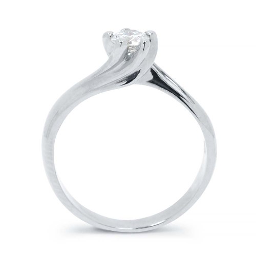 Gyémánt eljegyzési gyűrű - csavart 4-4,3mm