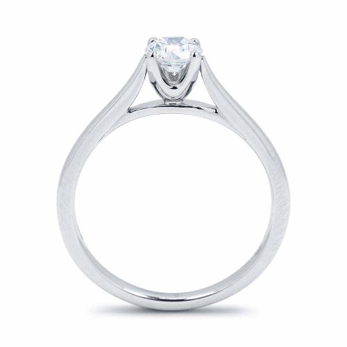 Gyémánt eljegyzési gyűrű - 0,3-0,4ct - fehérarany