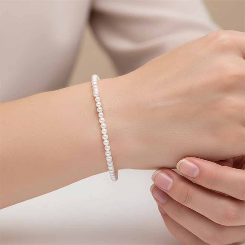 Igazgyöngy karkötő - 3-3,5mm