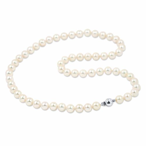 Gyöngysor 6,5-7mm, fehér zár