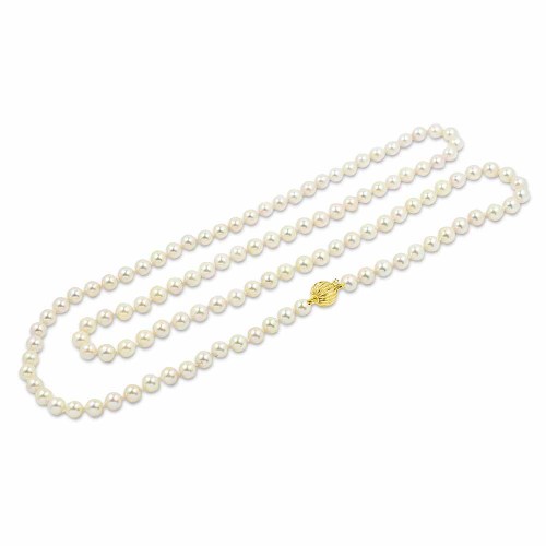 Gyöngy nyaklánc - 6,5-7mm - 70cm