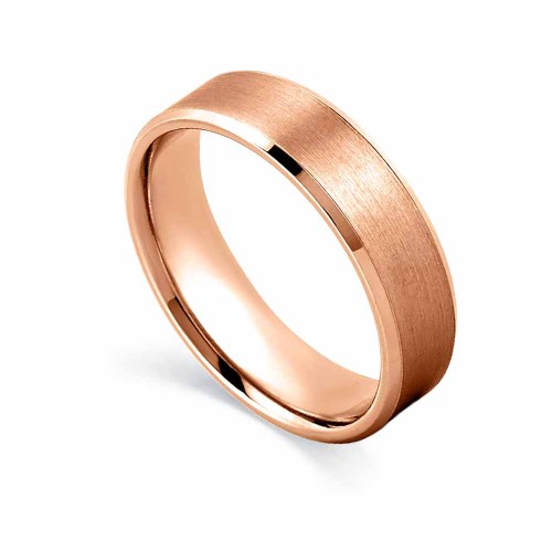 Ferde szélű karikagyűrű aranyból