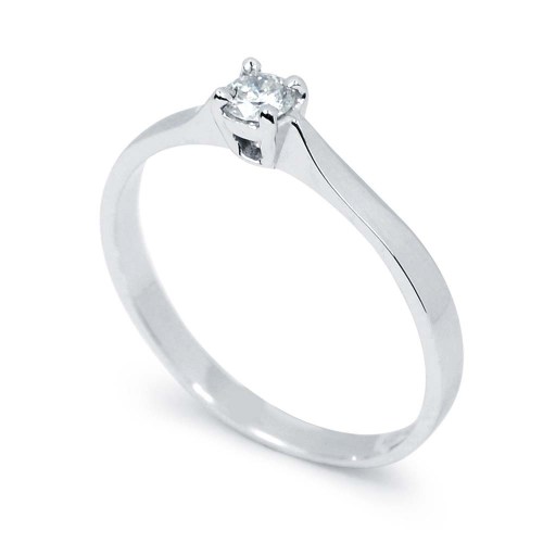 Gyémánt eljegyzési gyűrű, négykarmos  -  3,6-3,8mm
